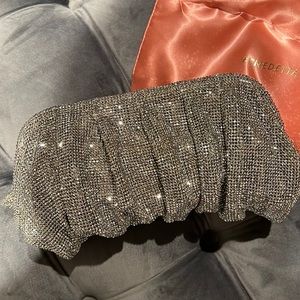 Rhinestone clutch by Benedetto Bruzziches